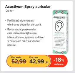 Dr.Max Acustivum Spray auricular Ofertă