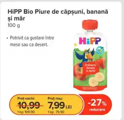 Dr.Max HIPP Bio Piure de căpşuni, bananǎ şi măr Ofertă