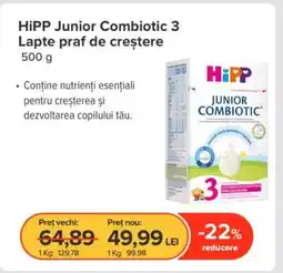 Dr.Max HIPP Junior Combiotic 3 Lapte praf de creştere Ofertă
