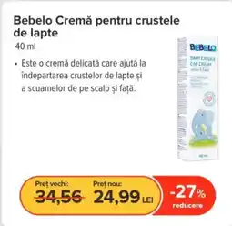 Dr.Max Bebelo Cremă pentru crustele de lapte Ofertă