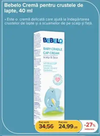 Dr.Max Bebelo Cremă pentru crustele de lapte Ofertă