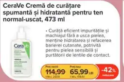 Dr.Max CeraVe Cremă de curăţare spumantă și hidratantă pentru ten normal-uscat Ofertă