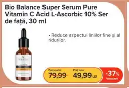 Dr.Max Bio Balance Super Serum Pure Vitamin C Acid L-Ascorbic 10% Ser de faţă Ofertă