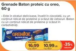 Dr.Max Grenade Baton proteic cu oreo Ofertă