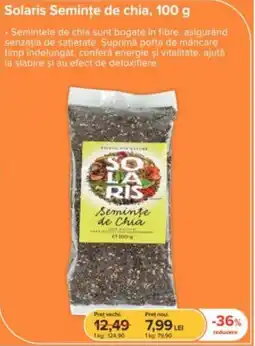 Dr.Max Solaris Semințe de chia Ofertă