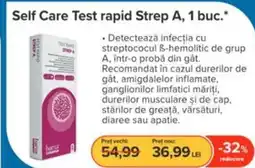 Dr.Max Self Care Test rapid Strep A Ofertă
