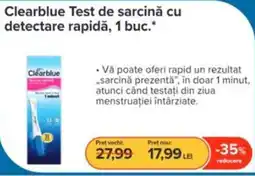 Dr.Max Clearblue Test de sarcină cu detectare rapidă Ofertă