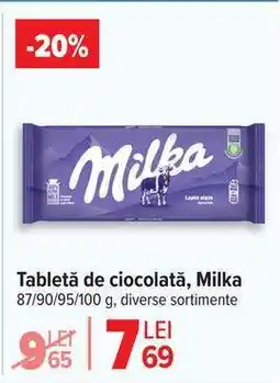 Carrefour Tabletă de ciocolată Milka Ofertă
