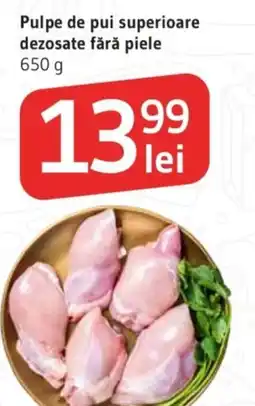 Supeco Pulpe de pui superioare dezosate fără piele Ofertă