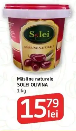 Supeco Măsline naturale SOLEI OLIVINA Ofertă