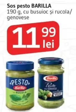 Supeco Sos pesto BARILLA Ofertă
