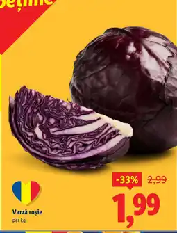 Lidl Varză roşie Ofertă