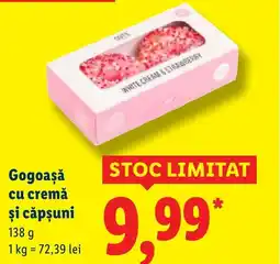 Lidl Gogoaşă cu cremă şi căpşuni Ofertă