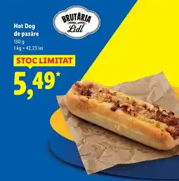 Lidl Hot Dog de pasăre Ofertă