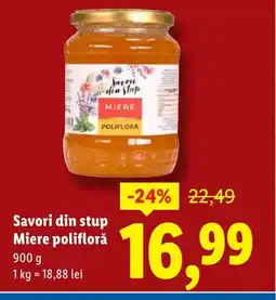 Lidl Savori din stup Miere poliflorǎ Ofertă