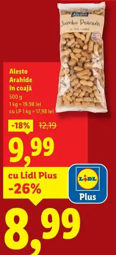 Lidl Alesto Arahide în coajă Ofertă