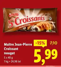 Lidl Maître Jean-Pierre Croissant nougat Ofertă