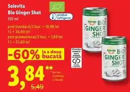 Lidl Solevita Bio Ginger Shot Ofertă