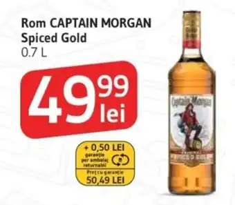 Supeco Rom CAPTAIN MORGAN Spiced Gold Ofertă