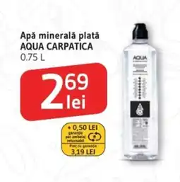 Supeco Apă minerală plată AQUA CARPATICA Ofertă