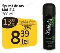 Supeco Spumă de ras MALIZIA Ofertă