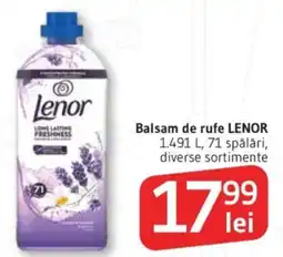 Supeco Balsam de rufe LENOR Ofertă