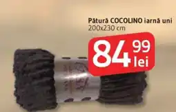 Supeco Pătură COCOLINO iarnă uni Ofertă