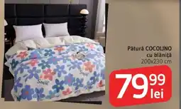Supeco Pătură COCOLINO cu blănițǎ Ofertă