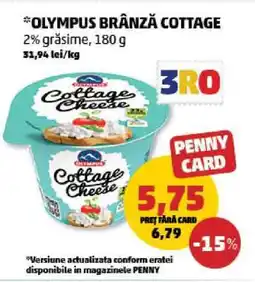 Penny OLYMPUS Brânză Cottage Ofertă