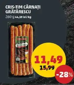 Penny CRIS-TIM Cârnați Grătărescu Ofertă