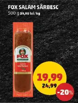 Penny FOX Salam sârbesc Ofertă