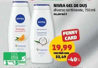 Penny NIVEA Gel de duş Ofertă