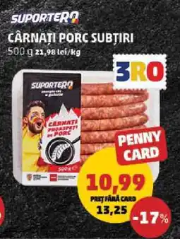 Penny Cârnați Porc Subțiri Ofertă