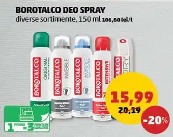 Penny BOROTALCO DEO SPRAY Ofertă