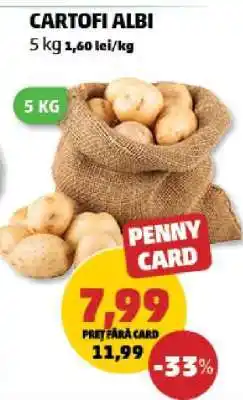 Penny Cartofi albi Ofertă
