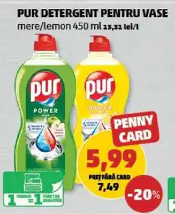 Penny PUR Detergent pentru vase Ofertă