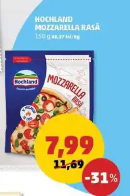 Penny HOCHLAND Mozzarella rasă Ofertă