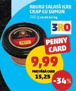 Penny Negro Salată Icre Crap cu Somon Ofertă