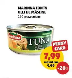 Penny MARINNA TON ÎN ULEI DE MĂSLINE Ofertă