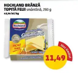 Penny HOCHLAND BRÂNZĂ TOPITĂ FELII smântână, 280 g Ofertă