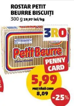 Penny ROSTAR PETIT BEURRE BISCUITI Ofertă