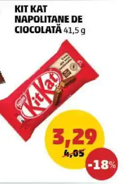 Penny KIT KAT NAPOLITANE DE CIOCOLATĂ 41,5 g Ofertă