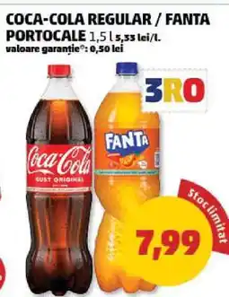 Penny COCA-COLA regular, FANTA portocale Ofertă