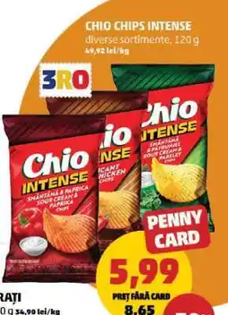 Penny CHIO CHIPS Intense Ofertă