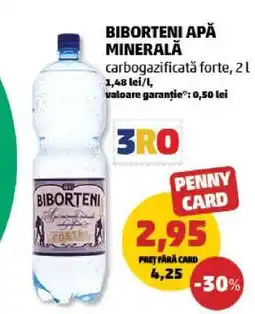 Penny BIBORȚENI Apă minerală Ofertă