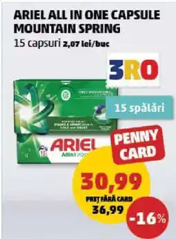 Penny ARIEL ALL IN ONE CAPSULE MOUNTAIN SPRING Ofertă