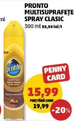 Penny PRONTO MULTISUPRAFEȚE SPRAY CLASIC Ofertă
