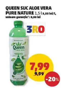 Penny QUEEN SUC ALOE VERA PURE NATURE Ofertă