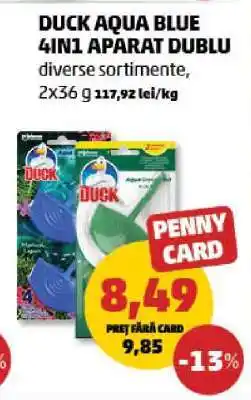 Penny DUCK AQUA BLUE 4IN1 APARAT DUBLU Ofertă