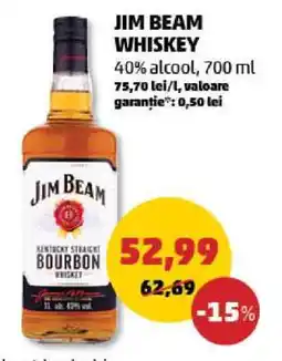 Penny JIM BEAM Whiskey Ofertă